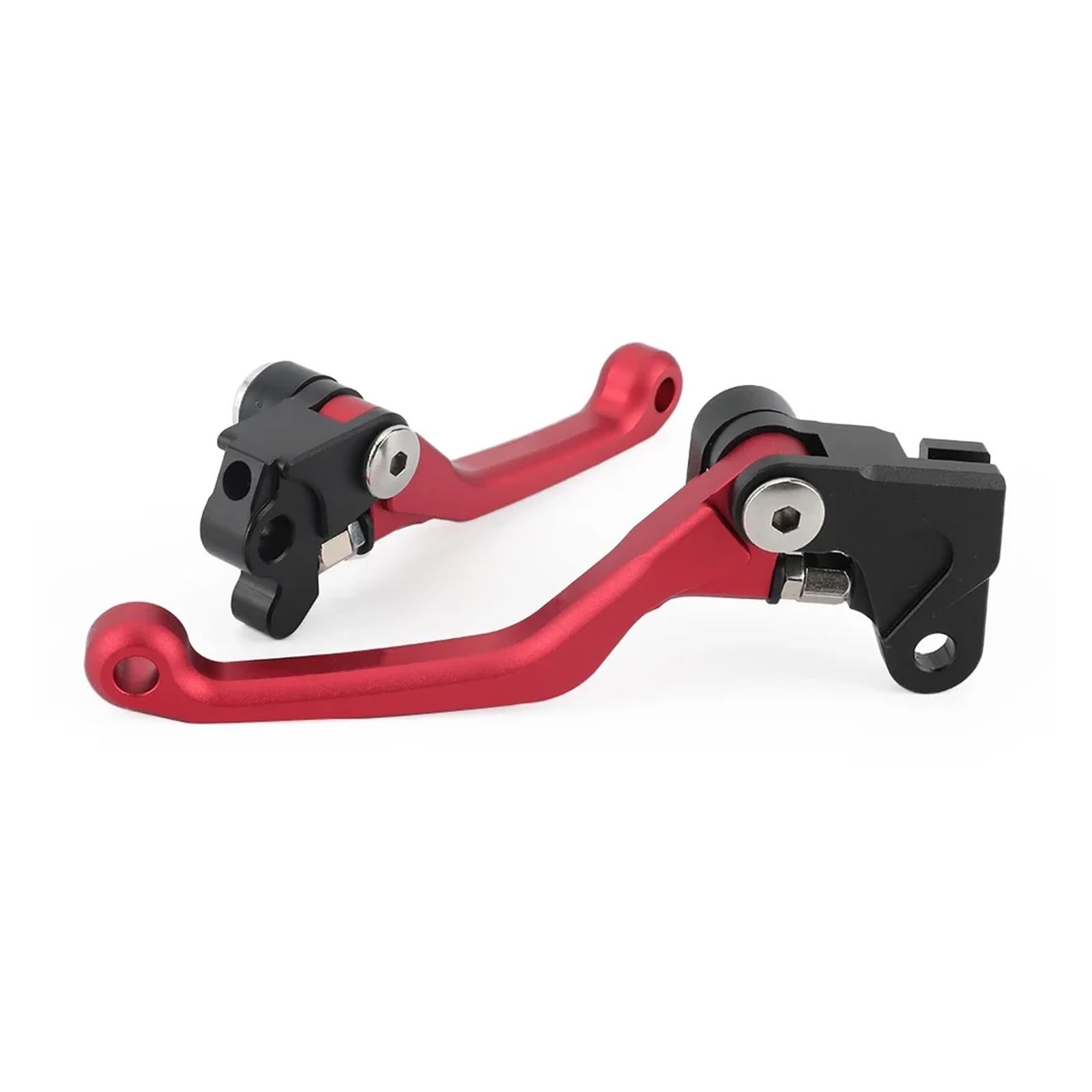 Hguvsjd for CRF150R for CRF450R CR80R CR85R for XR250R 1996-2024 CNC Pivot Brake Clutch Lever Motorcycle Brake Lever(Red)