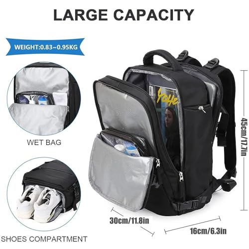 Levette Bag, Levettevac Backpack, Vacuum Backpack Travel, Waterproof Large Capacity with Separate Compartment (Purple)2