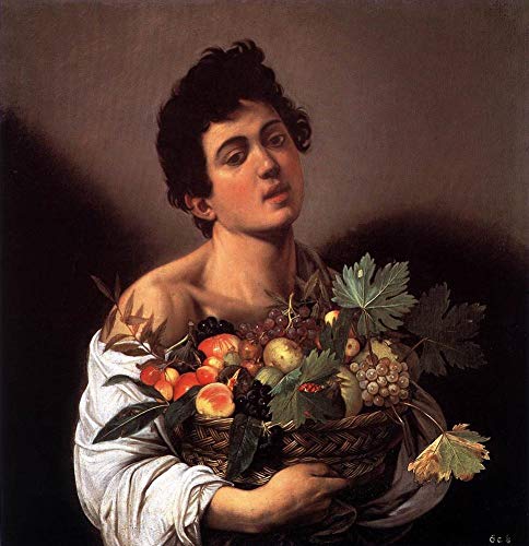 Peinture Caravage Garçon panier de fruits cadeau idéal pour passionnés d'art