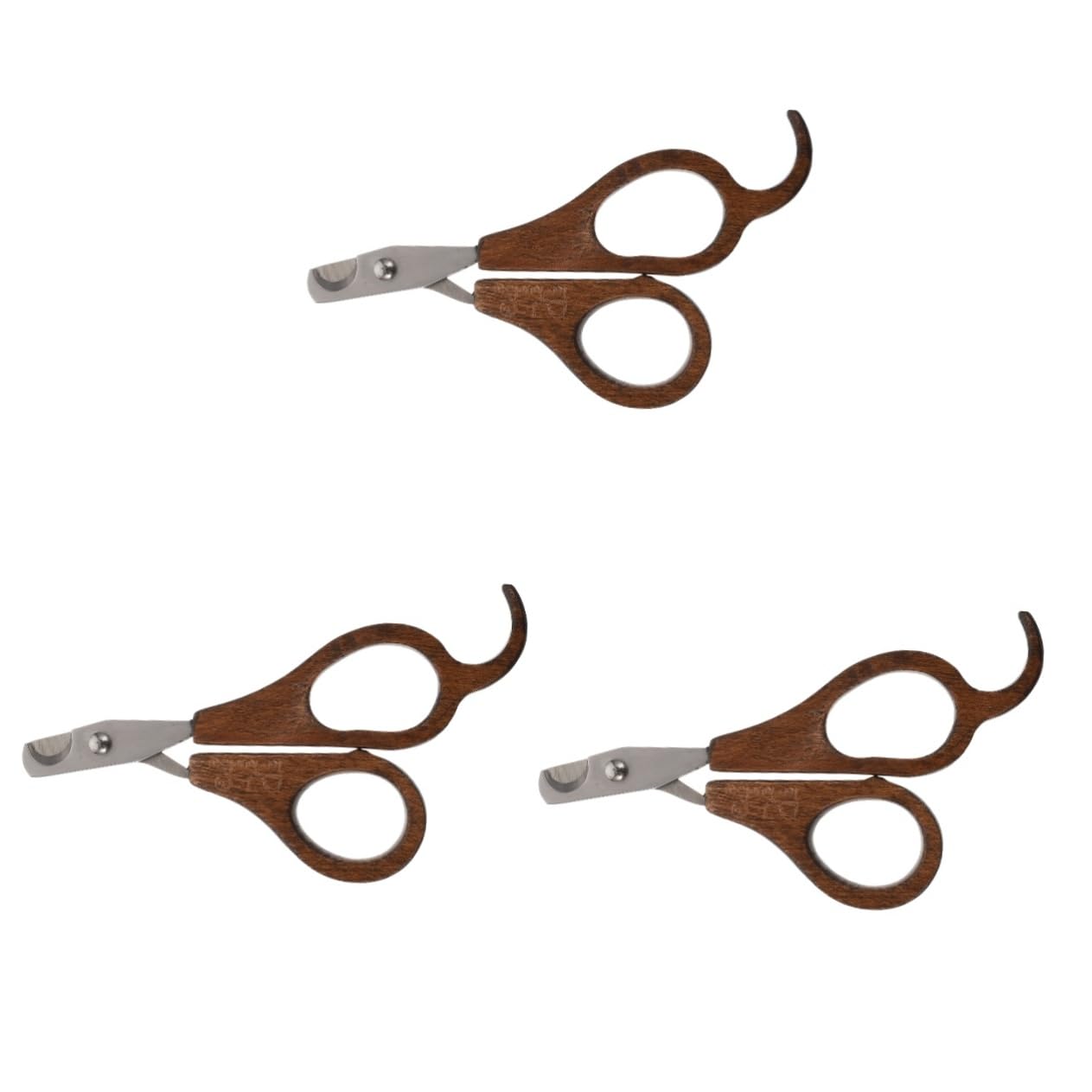 minkissy 3 Pz Tagliaunghie Lima per Unghie Professionale Forbicine per Unghie per Gatti Forbicine per Unghie per Cani Taglia Cuticole per Cani Gatto Strumenti per Unghie Chiodo di Legno