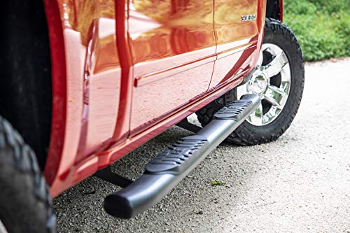 Rough Country Oval Nerf Steps for Chevy Silverado & GMC Sierra 1500/2500HD/3500HD (2007-2018) Crew Cab - OEM Style Rails with Built-in Side Steps - image 9