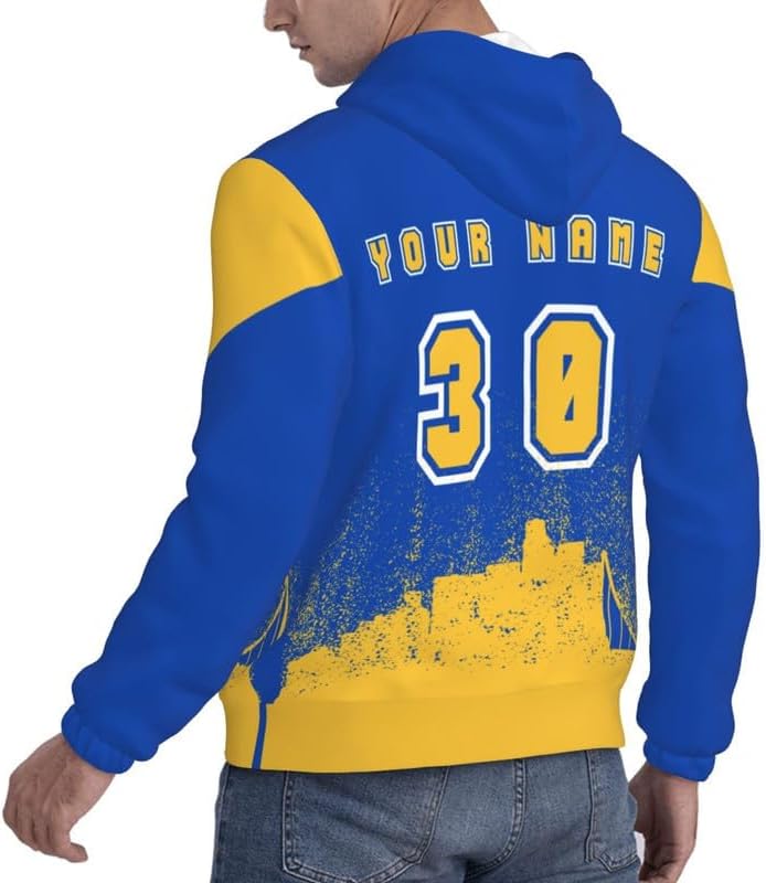 Fans Gifts Basketball Mens Custom Hoodies for Men Personalized Sweatshirts Customized Hoodie with Name Numbers