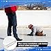 Innconee White Ice Rink Liner 6 Mil Ice Skating Rink for Backyard Replacement Ice Rink Liner DIY Backyard Rink Tarp for at Home Hockey Practice or Ice Skating Training (35 x 55 ft)