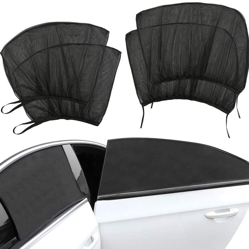 Tendine Parasole per Nissan Leaf -2018,Tendine Parasole Auto Finestrini Laterali,Tende Oscuranti Vetri Auto Block Raggi UV Anti-zanzara e Antipolvere