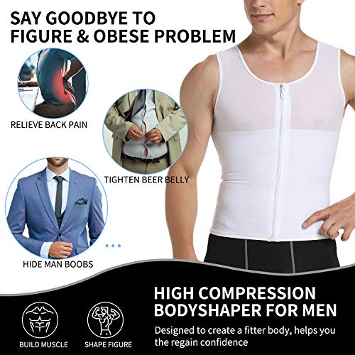 MISS MOLY Compression Shirts for Men Slimming Body Shaper Vest Abs Hide Gynecomastia Moobs Shapewear Tank Top Undershirt4