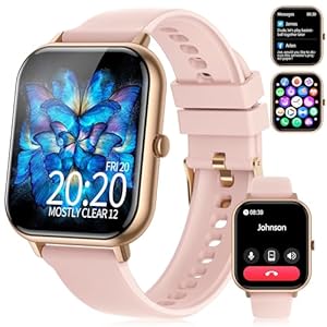 Smart Watch for Men Women, 1.83″ HD Fitness Tracker with Answer/Make Calls, Heart Rate/Blood Oxygen/Sleep Monitor, Pedometer, Calories, 120+ Sports Mode, IP68 Waterproof Fitness Watch for Android iOS