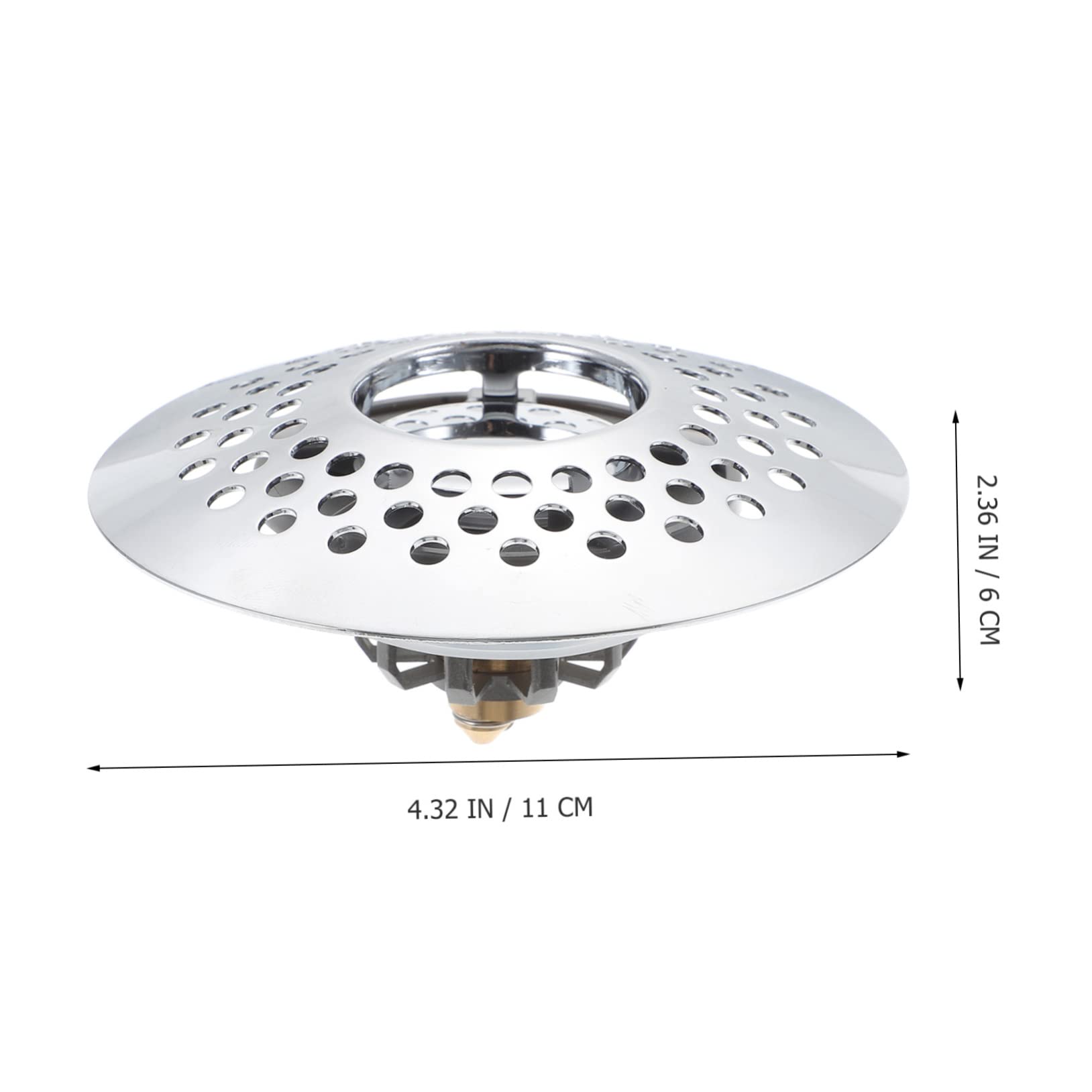 VILLCASE Tub Drain Stopper Durable Bathtub Plug with Hair Catcher Easy Installation for Bathroom Shower and Pool Debris Filter to Prevent Clogs Fit