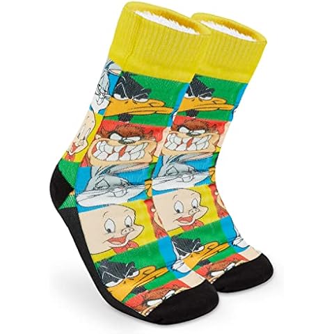 Calcetines antideslizantes LOONEY TUNES Space Jam para hombre Cover