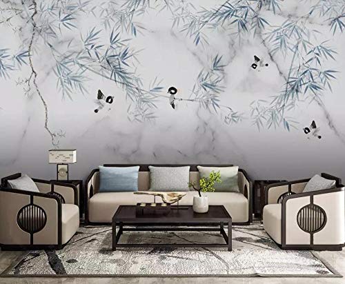 Papier peint style chinois pour cacher les murs ternes