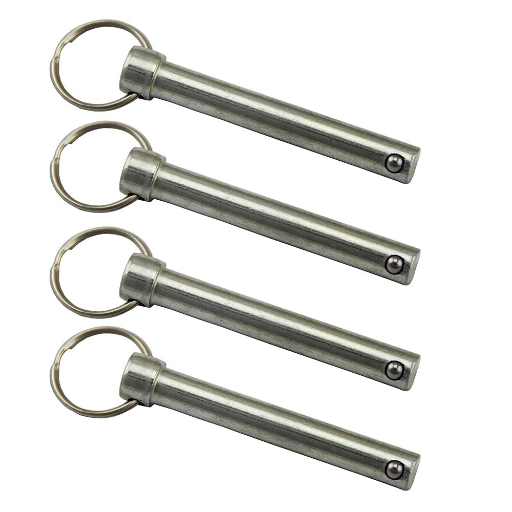 UP100 10pcs Diameter 6mm 8mm 10mm Quick Release Ball Pin with Sprung Ball End (7.7 x 70.6mm) — image 1