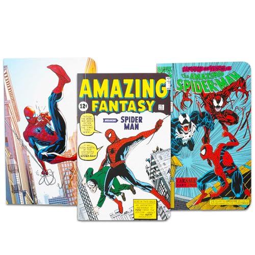 Marvel Spiderman Mini Notebook Set - Spiderman Stationery Bundle with 3 Pocket Size Journals | Spiderman School and Office Supplies Pocket Size Notebooks image 5