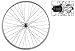 Wheel Master 700c Rear Wheel - Quick-Release, 36H, 8-Speed Cassette Hub, Silver/Silver/Steel