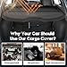 Powerty Cargo Cover for 2018-2024 Nissan Kicks Trunk Cover Cargo Cover Board Trunk Security Shield Shade for 2018-2024 Kicks Accessories