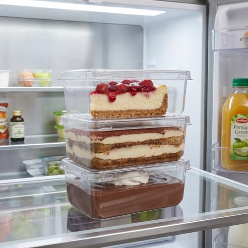 Boîtes à gâteaux transparentes UPKOCH haute clarté pour présentations de luxe