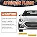 Front Bumper Tow Hook License Plate Mount Bracket Compatible with Hyundai Veloster 2019-2022, No Drill Plate Holder, Replacement Frames with Accessories Kit
