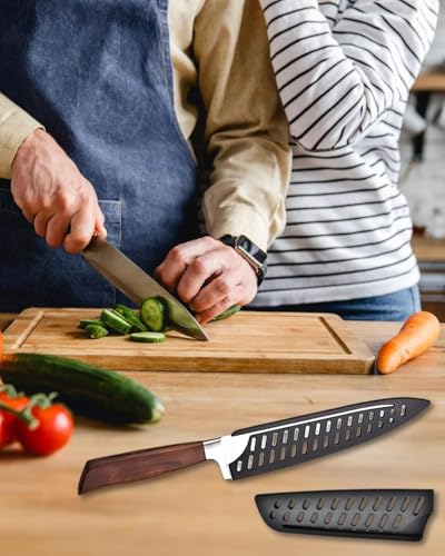 LOZTBUE 8 Stück Lüftungsklingenschutz, Messerscheide, universeller Klingenschutz, passend für verschiedene Messerscheiden