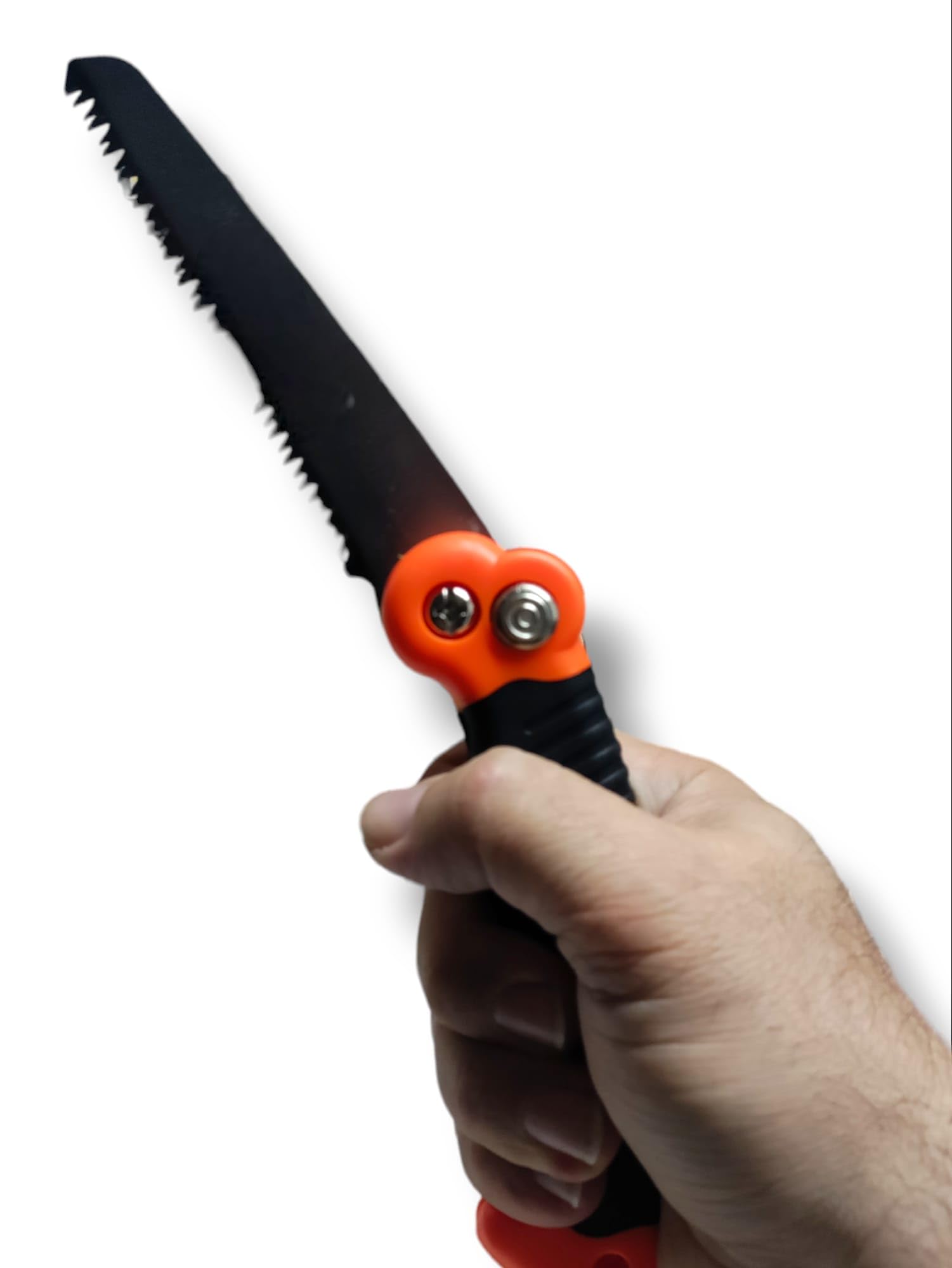 Sega segaccio pieghevole lama acciaio seghettata 130 mm