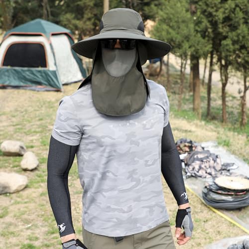 Gorro unisex con protección facial y cuello para exteriores miniatura 3