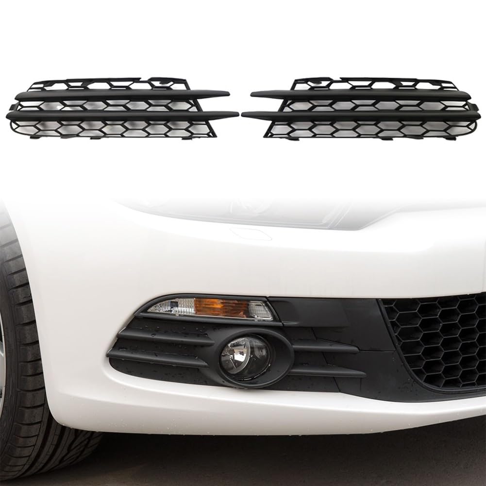 Amazon | ラジエーターグリル 2 個車ハニカム Abs フロント下部