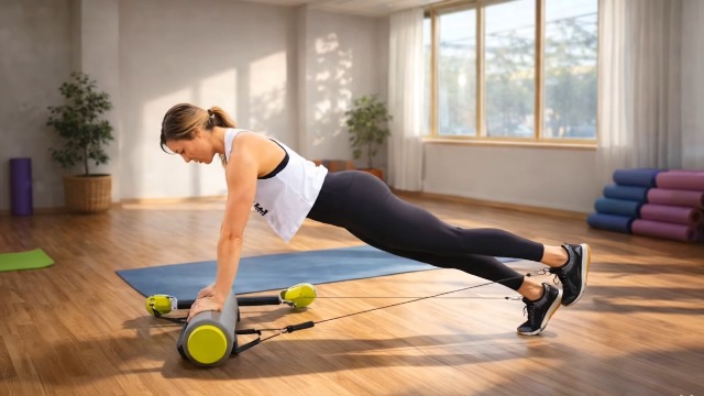 Raddzy Pilates Movement On The Roller, Portable Full Body Workout