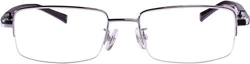 Miniatura 5 de Agstum Gafas ópticas de titanio con montura media montura 55-18-145