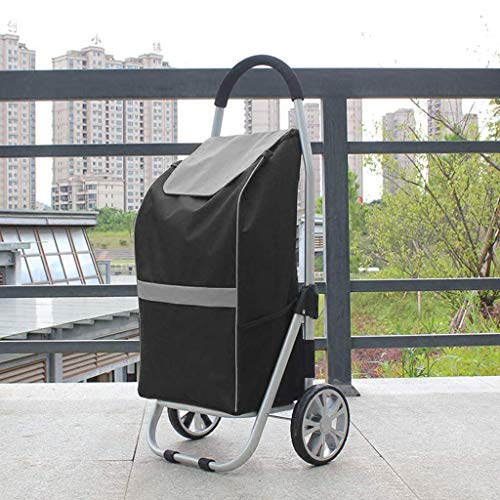 2,3 Kg Leichter, Strapazierfähiger Einkaufstrolley Aus Oxford-Stoff, Zusammenklappbar, Tragbarer Einkaufswagen Aus… – Bild 4