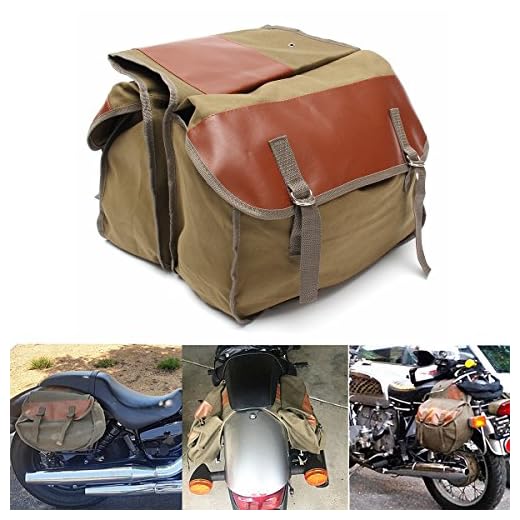 Alamor Lona De La Motocicleta Alforjas Volver Paquete Equino Para Haley Sportster/Honda