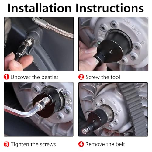 Image of BARTOO X3 Belt Changing Tool, CVT Belt Removal Tool Clutch Spreader Tool Kit with T30 Torx Wrench Compatible for 2017-2022 Can Am Maverick X3 Trail Max,Replace 529000088 708200720,Blue