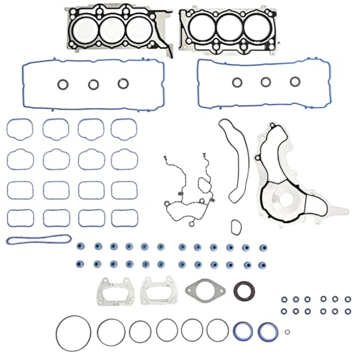 ES72467 Engine Head Gaskets Set Replacement for 2011-2016 Chrysler 300 Jeep Wrangler for 2011-2014 Dodge Charger Challenger Ram 1500 3.6L, Cylinder Head Gasket Set Replace OE# HS26541PT