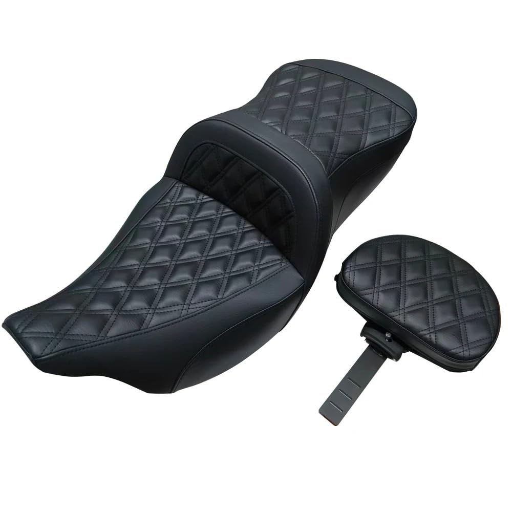 Tylne oparcie pasażera Do Touring Street Glide Road Glide Road King 08-2023 oparcie kierowcy drążek Sissy | Kolor motocykla z przeszyciami, duża podkładka pod oparcie sofy wewnątrz siedzenia