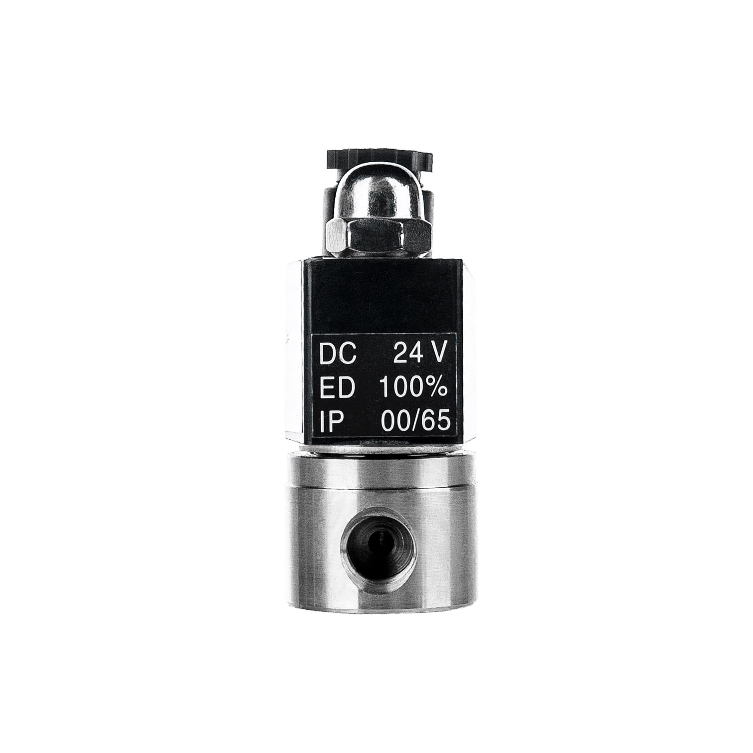 FSA Elettrovalvola in Acciaio Inox 304 1/4" 24V DC 0-10 bar Viton normalmente chiusa