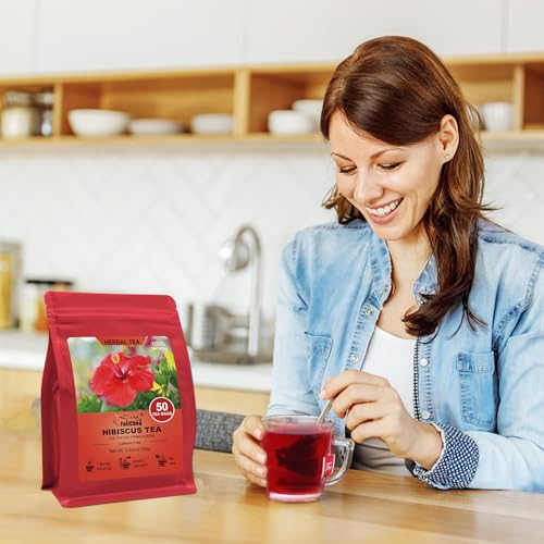 Fullchea Hibiscus Tea Bags, 50 Teabags thumb #3