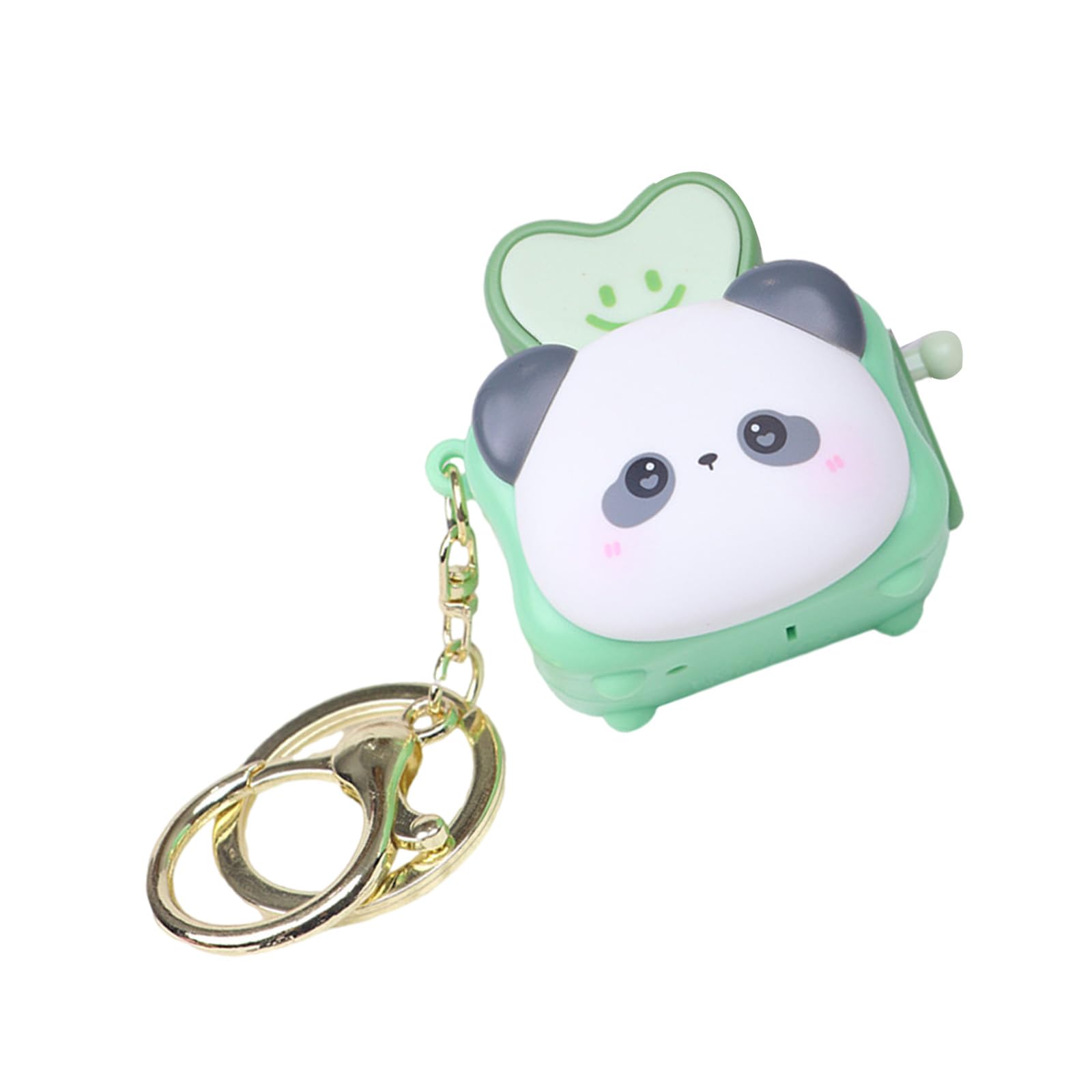 Wwhjr Women's Green Car Keychain For Girls Lovely Keychain Bag Funny Toaster Keychain Accessories For Backpacks,Wallets Purse Bag Accessories