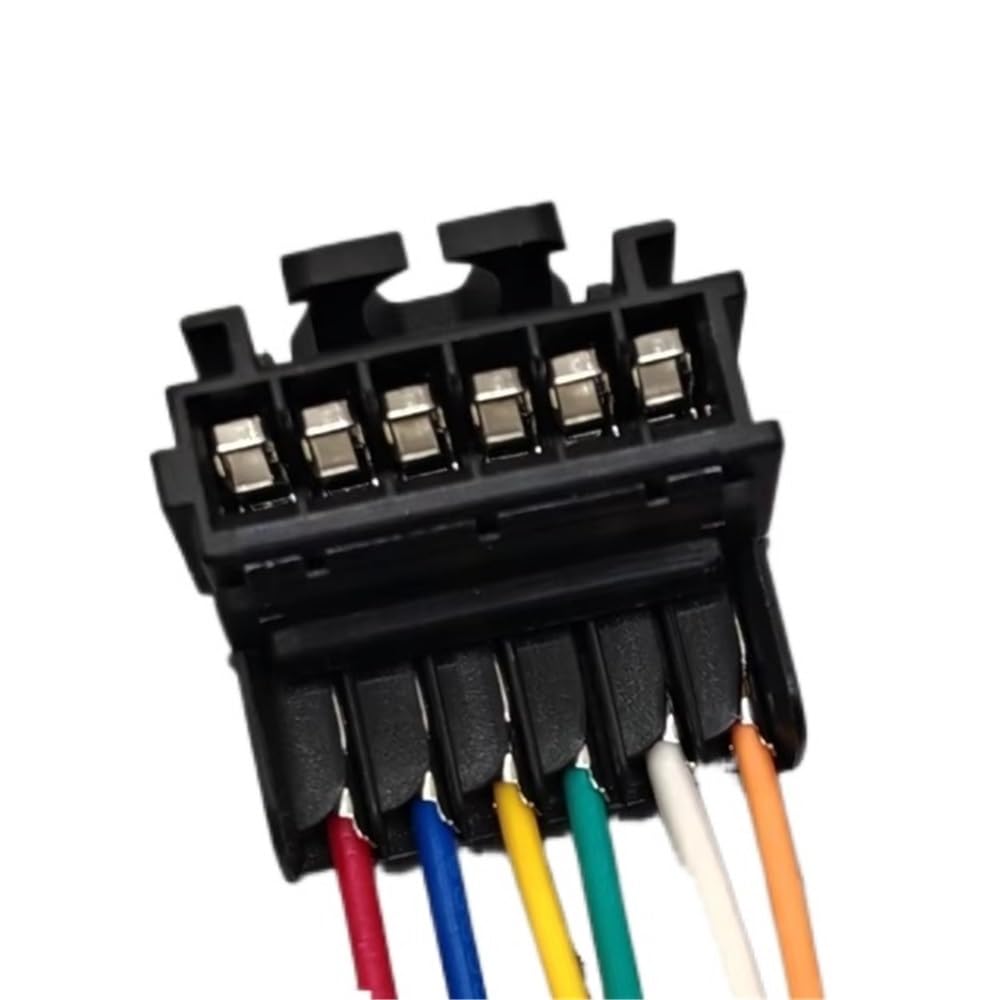 Conector coche Para Clio II 7701477989 7703297051 | 6P Auto Luz Trasera Cableado Telar Conector Lámpara Trasera