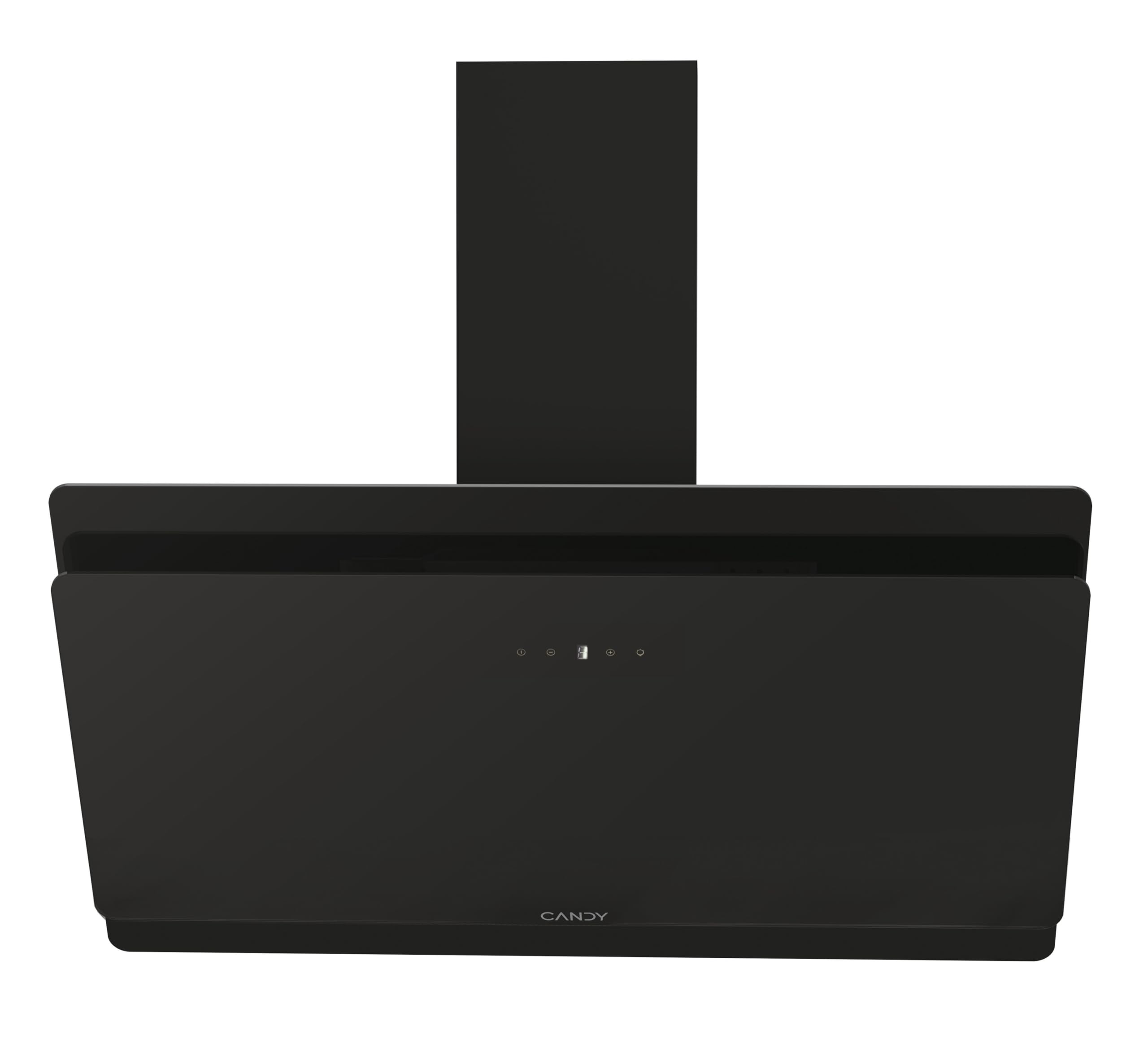 Candy CDG9CBP8B, Campana Decorativa 90 CM, 4 Niveles de Potencia, 611 M3/H, Control táctil, Filtros de Aluminio Antigrasas y Filtros de Carbono Incluidos, Iluminación LED, 62DB, Negro