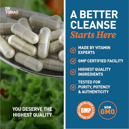 Image of Dr. Tobias Colon Cleanse - Constipation Relief & Gut Health Support for Women & Men | 14 Day Colon Cleanser for a Gentle Colon Detox & Gut Flush 24 Capsules (1-2 Daily)