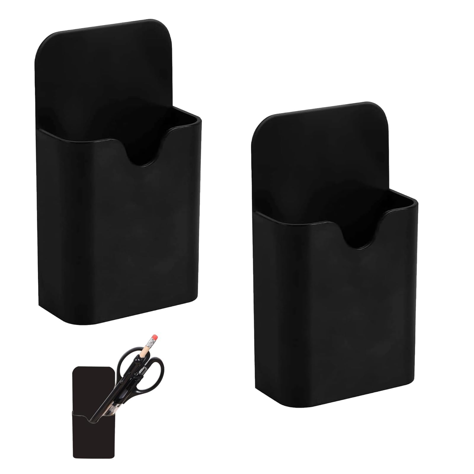 aqlbhz 2pcs Magnetic Pen Holder for Fridge Pen Pencil Holder Organizer Whiteboard Pen Holder Magnetic Holder Suitable for Whiteboards Refrigerators Homes Offices