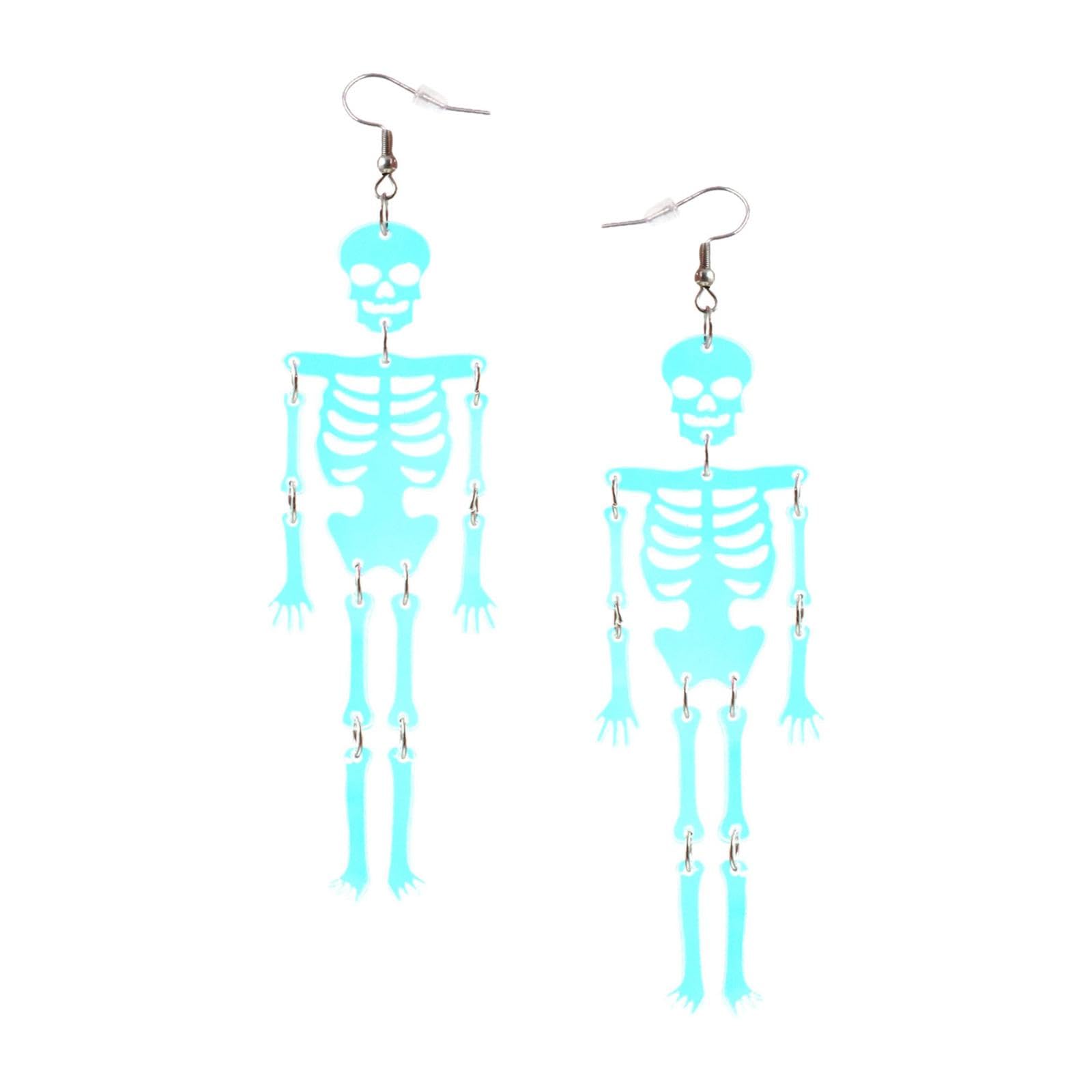 SECRET DESIRE Skeleton Earrings Decorative Gothic Spooky Earrings For Club Women Festival (B0CKHGF1JP) Amazon Price History, Amazon Price Tracker