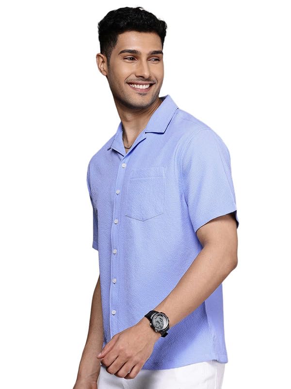 Image of Tee Projekt Fashion Textured Shirts for Men||Regular Fit Casual Shirt for Men||Fancy Shirt