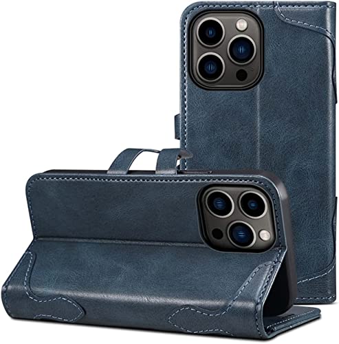 Funda de cuero elegante para iPhone 14 Plus de 6.7 pulgadas con soporte 3