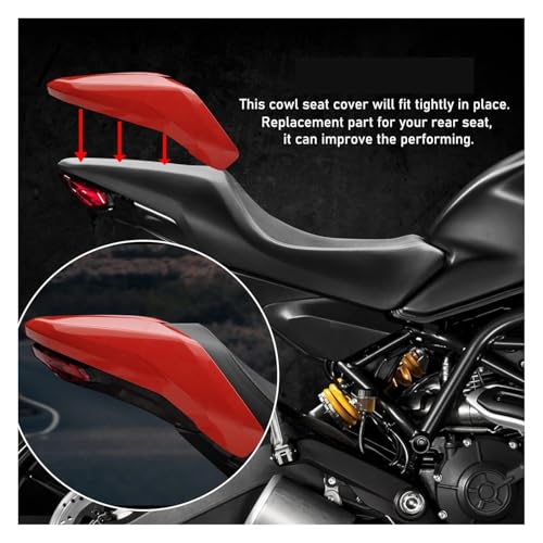 Housse de selle passager pour Monster 821 et 1200