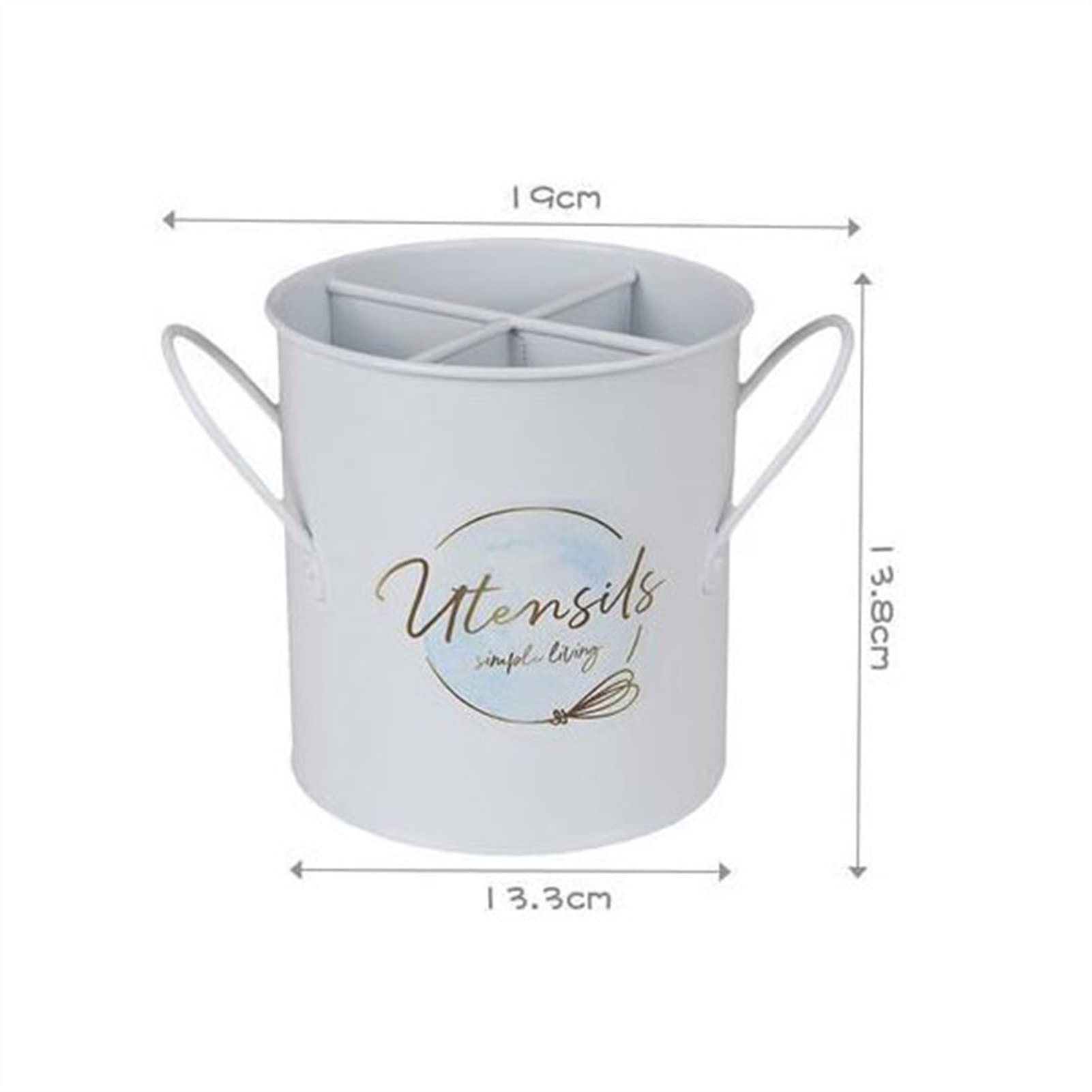 Utensilienhalter Küchenaufbewahrung Eimer for Topflöffel Essstäbchen Halter Löffel TOP Clip Box Geschirr Utensil Container Restaurant Geschirr Geschirr Besteckhalter (Color : B)