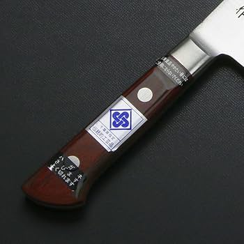 白紙1号 クラッド 万能包丁 170㎜ #9326 焼柄 月光作 白紙1号 クラッド 万能包丁 170㎜ #9326 焼柄 月光作