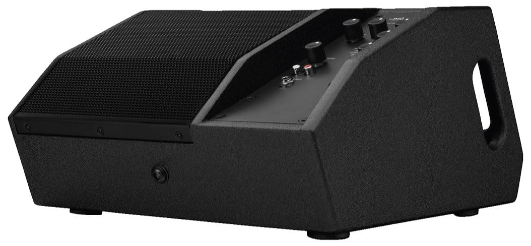 IMG STAGELINE Flat-M8 Aktive PA-Bühnenmonitorbox, 300W, schwarz