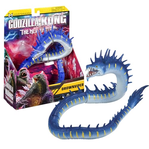 MonsterVerse Godzilla x Kong: The New Empire, 15 cm Drownviper Actionfigur Spielzeug, Ikonische Sammlerfilmfigur, Geeignet für Kinder ab 4 Jahren