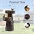 22" Outdoor Water Fountain with Led Lights, 2-Tiered Bird Bath Water Fountain, Outdoor Garden Waterfall Decor for Garden, Patio, Courtyard