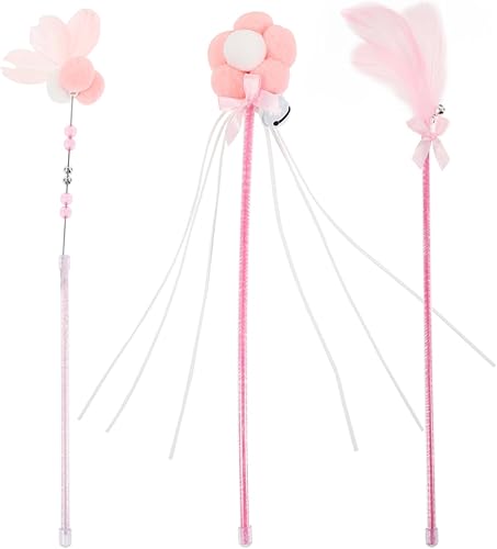 POPETPOP Juguetes para gatos de 3 piezas, juguetes para mascotas, juguetes para gatos, juguetes para gatos en movimiento, juguetes para gatos de