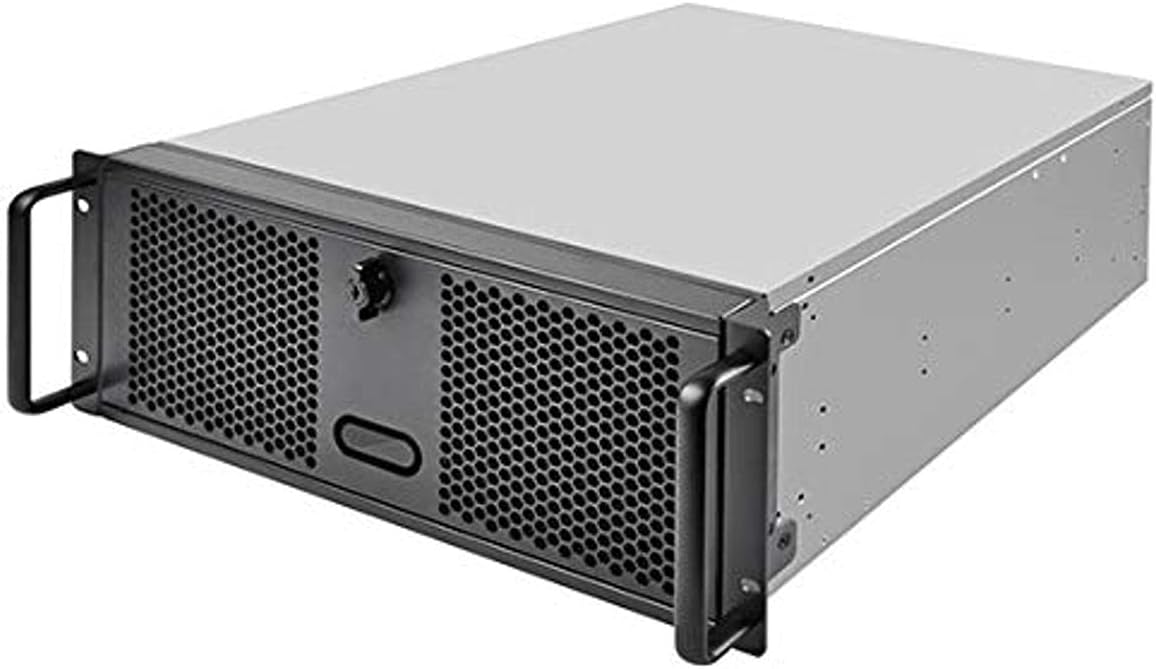 SilverStone Technology SST-RM400-4U Rackmount Server Case, Supports up to SSI-CEB M/B and ATX (PS2)/Mini redundant PSU