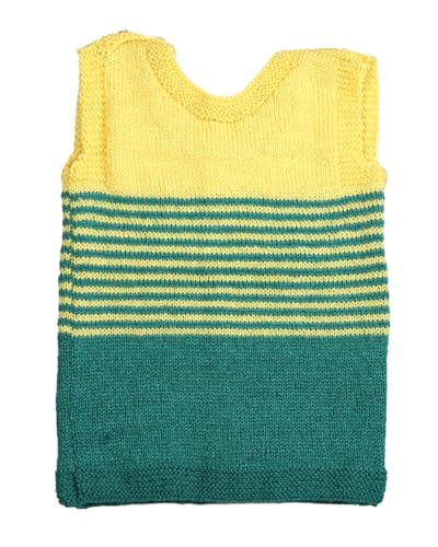 Image of Handmade Winter Wear Kids Woolen Sleeveless Sweater Boys and Girls