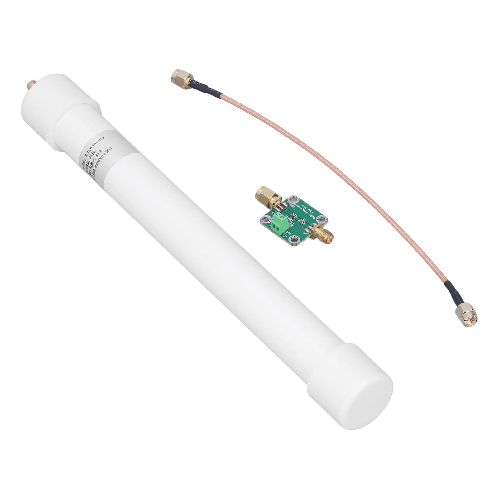 Antena ADS-B 1090MHz 36dBi Alta Ganancia Omnidireccional Impermeable para Aviones Receptor Señal Exterior Aviación Rastreo Vuelos Antena Receptora Amplificador Exterior